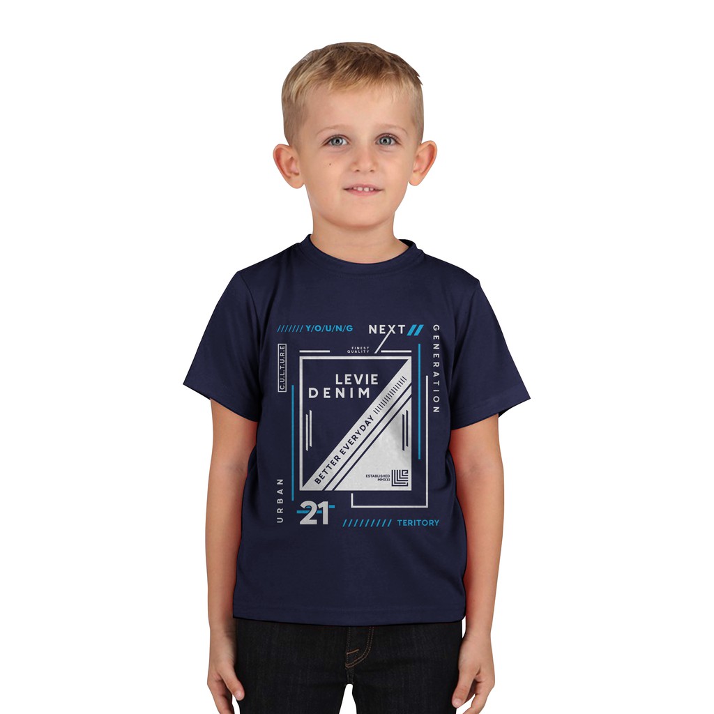 Levie kids kaos anak laki - laki 1 - 10 tahun TERBARU