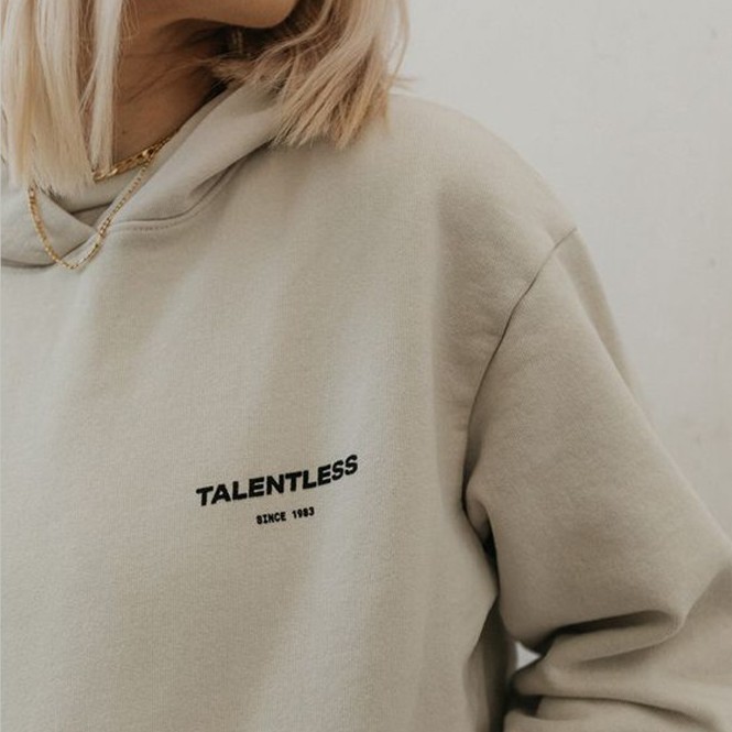 PABRIKHOODIE - HOODIE JUMPER TALENTLESS M - XXL (SABLON) {PRIA &amp; WANITA}