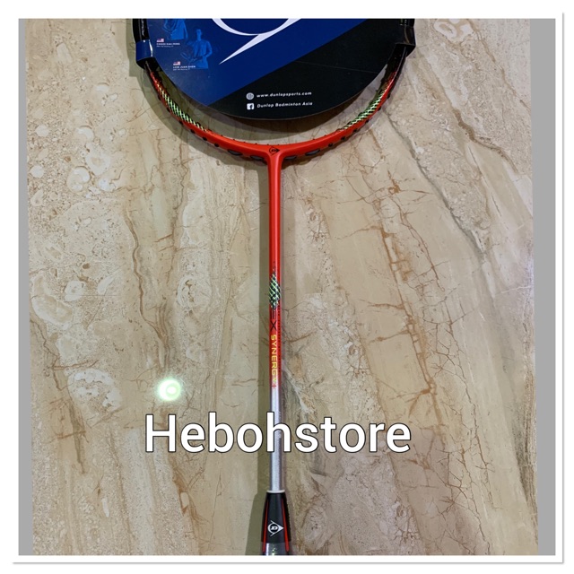 Raket Badminton DUNLOP SYNERGY +GRIP ORIGINAL 30 lbs Shopee Indonesia