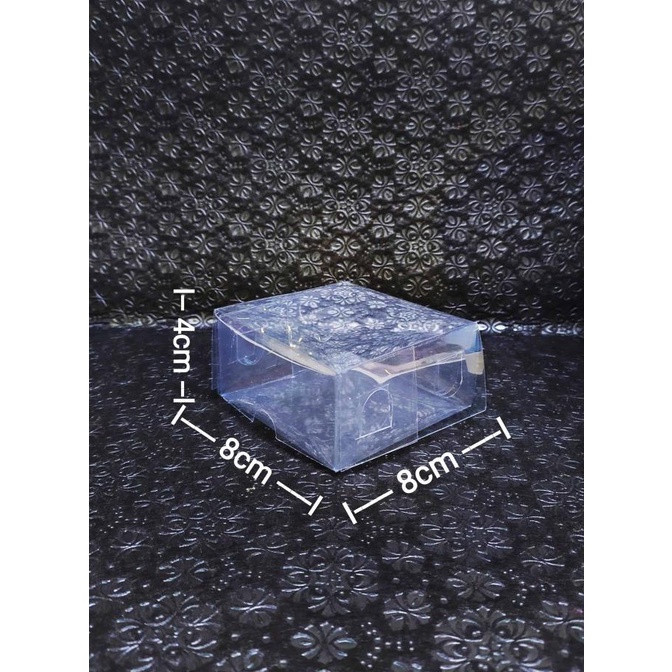 

kotak Mika Box Tutup Kecil 8 x 8 x 4 cm - kotak mika souvenir duniahand1