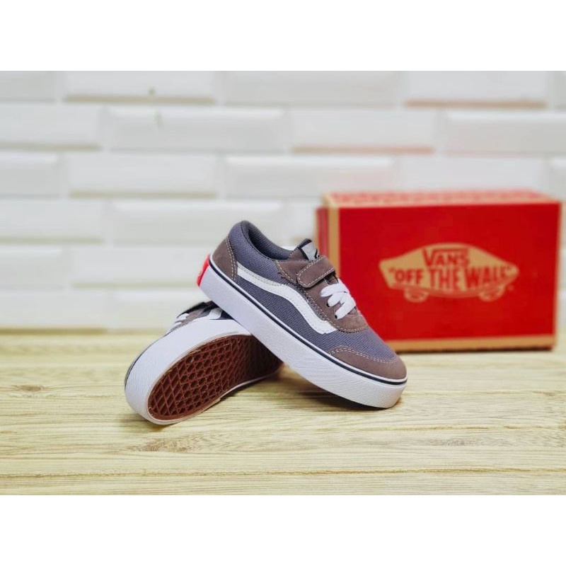 Sepatu Anak Vans Slip On Brown Size 25 - 35 Premium Quality