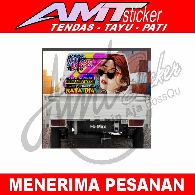 Cutting/Decal Stiker Belakang Mobil Grandmax - Stiker Mobil Grandmax