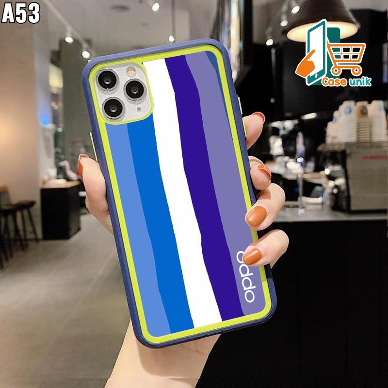 SS046 CASE RAINBOW OPPO A31 A8 A9 A5 A15 A15S A52 A92 A53 A33 A54 A71 RENO 4 4F 5F A94 2020 CS2327