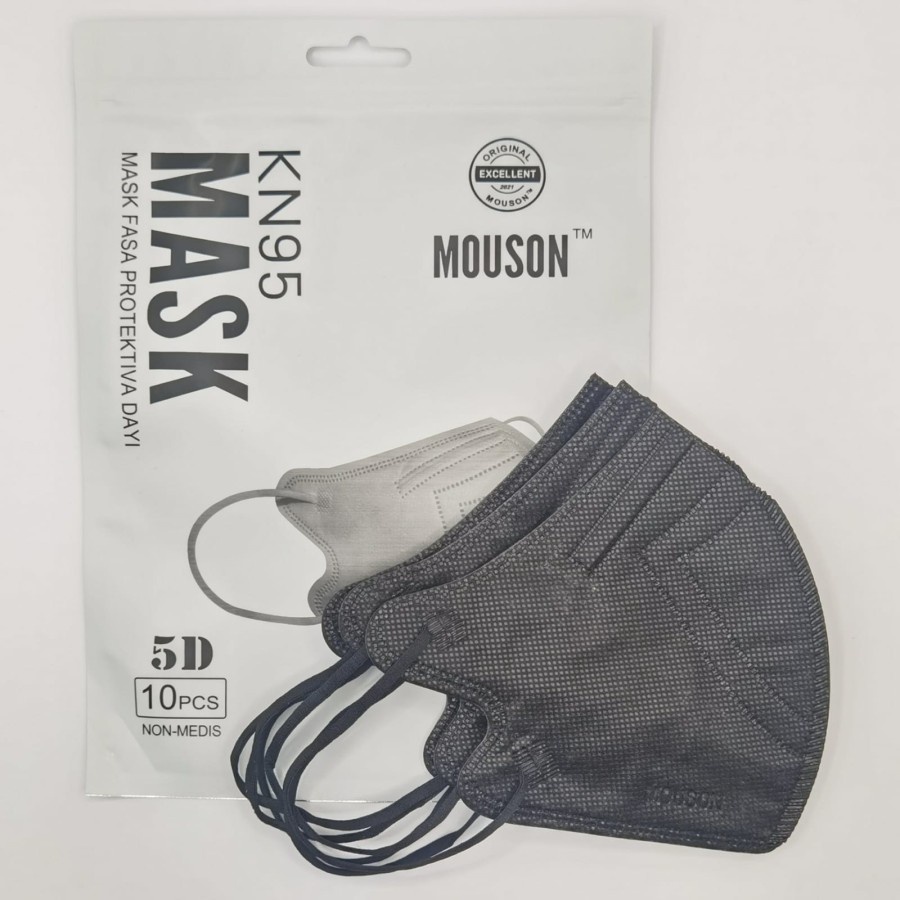 𝘈𝘉𝘎✰ Masker KN95 Mouson PRO Isi 10pcs / KN 95 Mouson PRO 5 PLY Disposable Mask / Masker Mouson 5PLY / Masker KN 95 Mouson 5 Lapis / KN 95 ON CARE 5 PLY / KN95 ONCARE 5PLY 1030