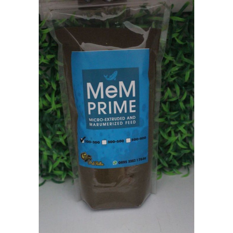 Pelet MEM PRIME 200-300 micron repack 1000 gram(1KG) original / pelet ikan 2/3