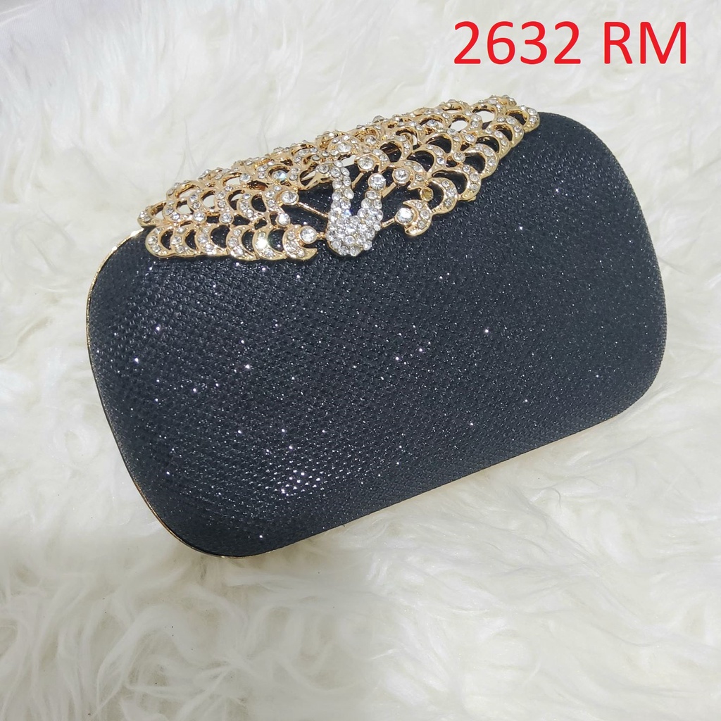 Clutch Pesta Farnell Cantik 2598 /2600/2632 Tas Kondangan Mewah Permata