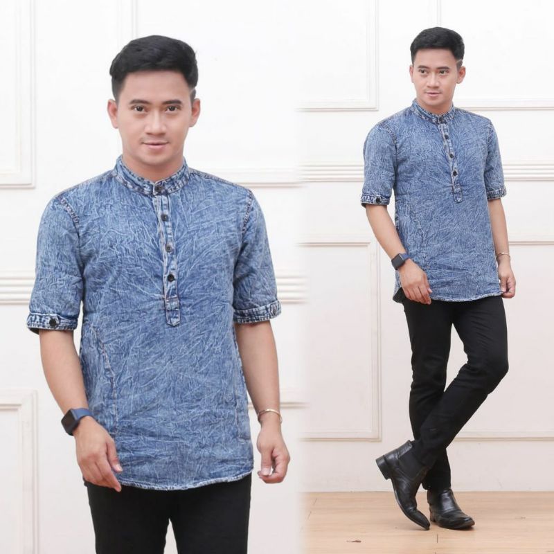 BAJU KOKO PRIA DEWASA | KOKO KURTA JEANS | MUSLIM PRIA