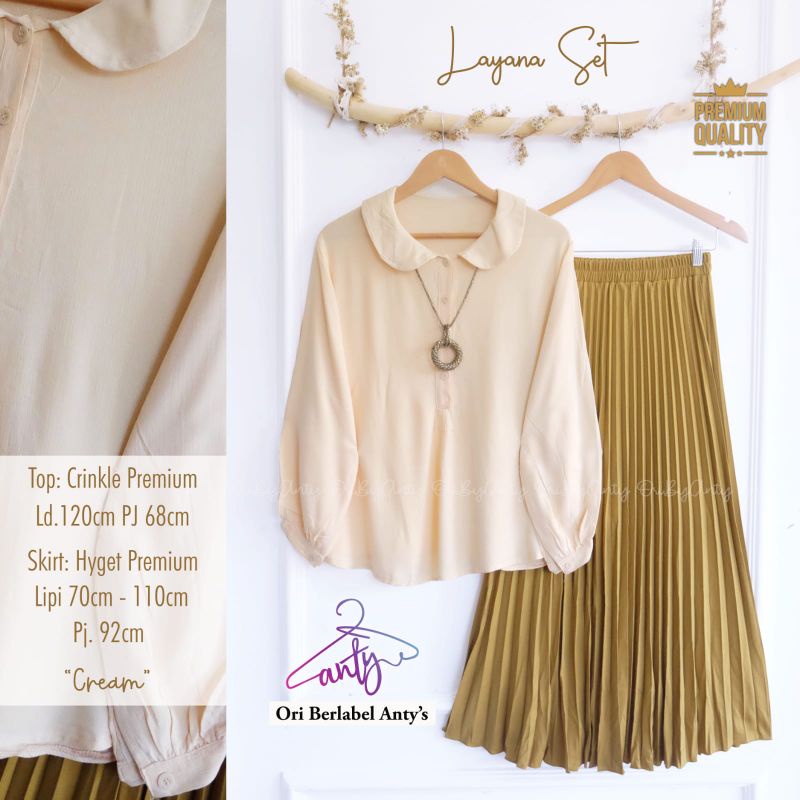 Layana Set ORI berlabel Anty's