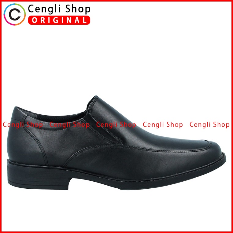 SEPATU FORMAL PAKALOLO PRIA ORIGINAL PANTOFEL KULIT ASLI HITAM PB07