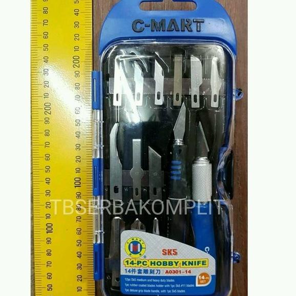 

Iu408 Cmart Hobby Knife Set 14 Pcukir Cutter Pen Paper Cutting Tools 1