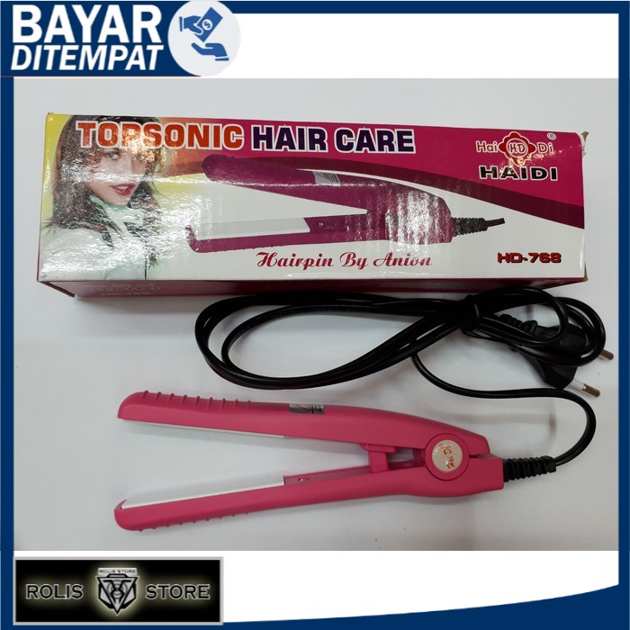 BISA COD MURAH Catok keramik lurus mini HD-768