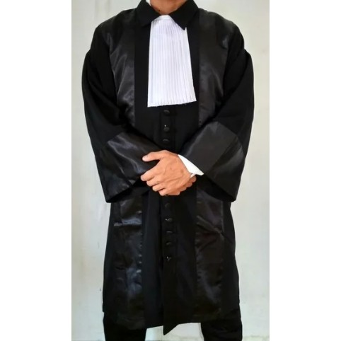 toga pengacara. toga advokat