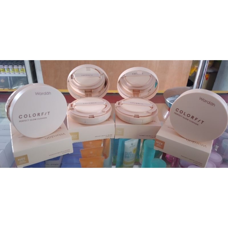 Wardah Colorfit Perfect Glow Cushion 15g/Tahan 12jam /Bedak glowing