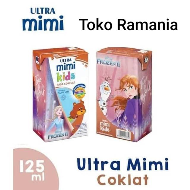 

Susu Ultra Mimi kids rasa coklat isi 40 pcs/ karton