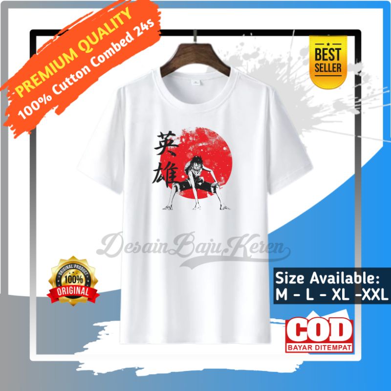 Kaos T-shirt Baju Pakaian Atasan Pria Cowok Wanita Cewek Anime Killua Zoldyck Mata Abu Hunter X Hunt
