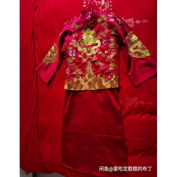 Hanfu Pria Merah