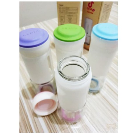 [PROMO]Botol Minum Kaca Tik T0k / Wadah Beling 350ml Kho Ing Cup Tikt0k H441