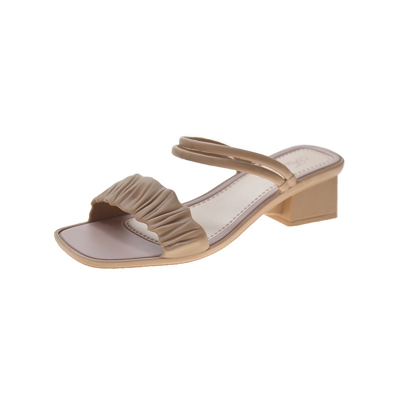 Sandal Tali Slip On / Sandal Jalan-Jalan Wanita / Sandal Slip Cewek / Sandal Fashion Porto ZKS dan Fashion