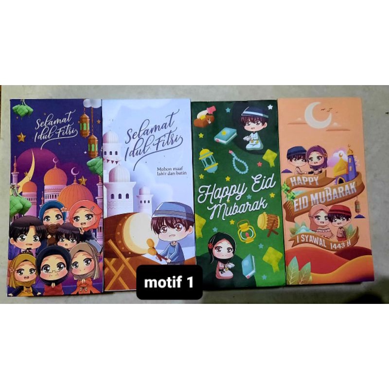 

amplop lebaran / amplop idul fitri / amplop leberan premium bahan tebal kertas aster 200gsm isi 10pcs