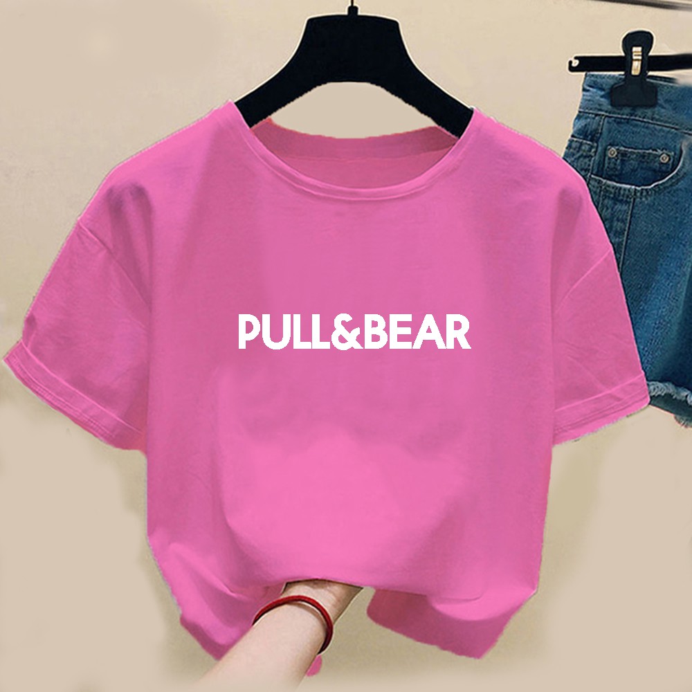 FLEURIR - KAOS PULL N BEAR WANITA DEWASA LENGAN PENDEK TUMBLR TEE UNISEX