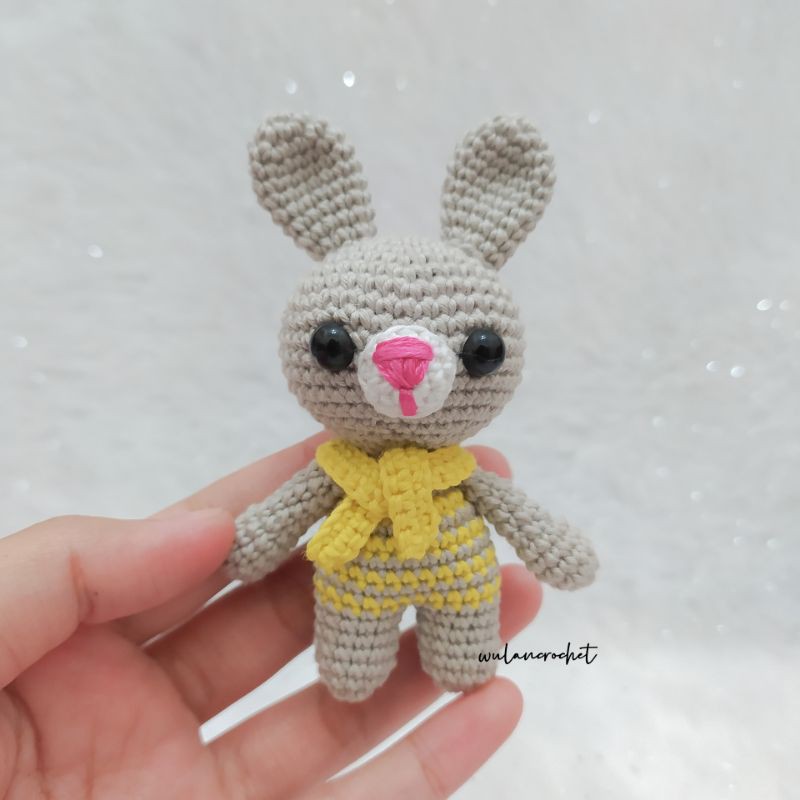 Amigurumi Mini Bunny | Boneka Rajut Kelinci Kecil