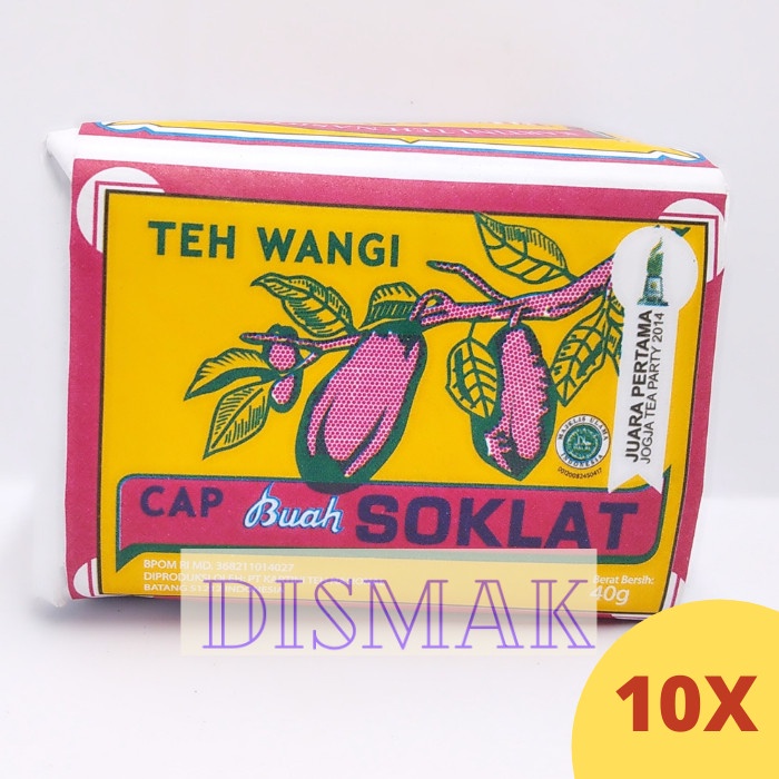 

TEH-DAUN- TEH WANGI CAP BUAH SOKLAT 10 X 40 GRAM -DAUN-TEH.