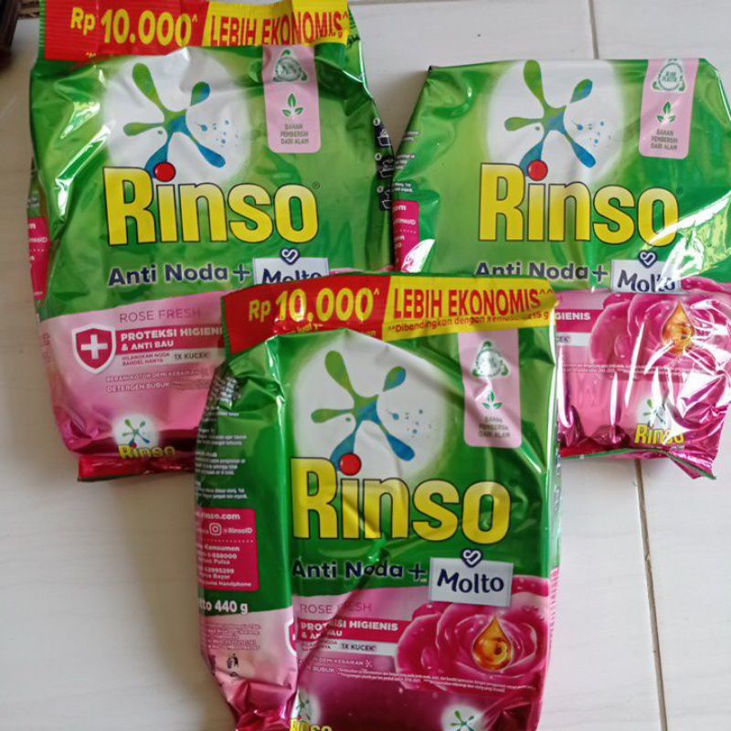 Rinso Bubuk Anti Noda 440 Gr