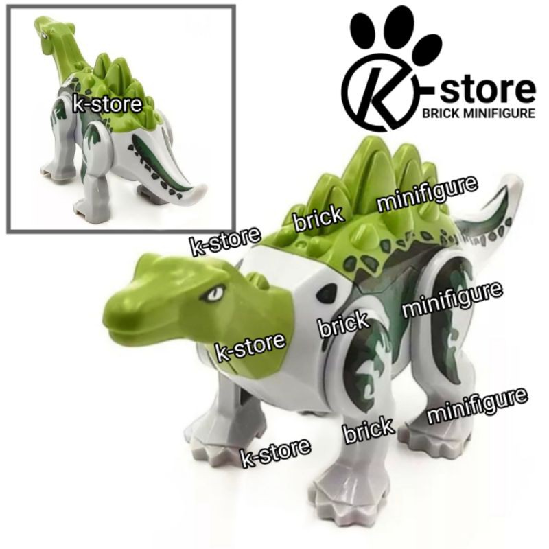 lego dinosaur stegosaurus building block