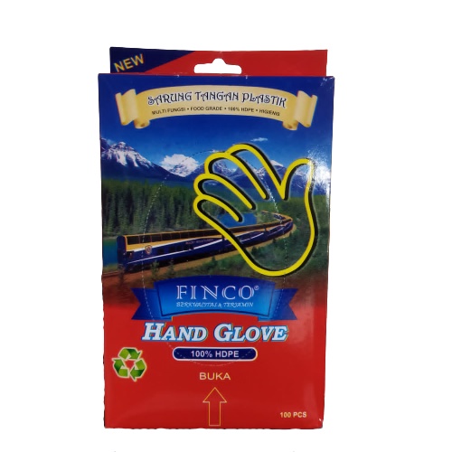 Fingo Hand Glove Sarung Tangan Plastik (isi 100pcs)/Pack