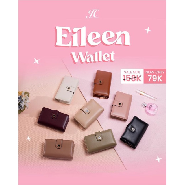 EILEEN WALLET JIMS HONEY ORIGINAL 100% Dompet Lipat Dompet Mini Dompet Wanita