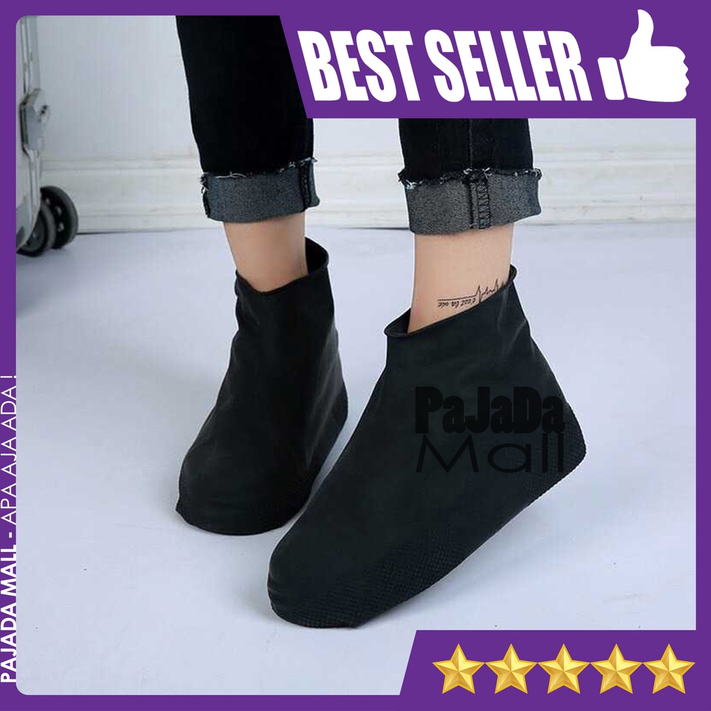 Cover Sepatu Anti Air Hujan Bahan Silicone - Sarung Sepatu Anti Air