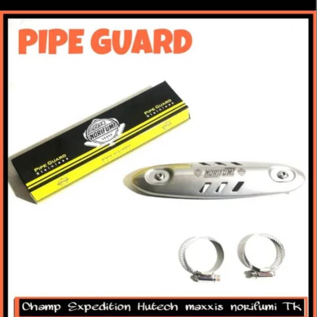 Pelindung leher knalpot klx crf pipe guard klx crf norifumi