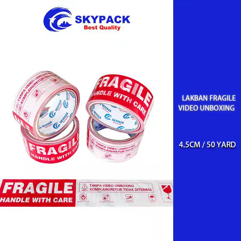 

[SKYPACK4.5]LAKBAN FRAGILE 2”inch(45MM x 50 Y)Fragile Video Unboxing
