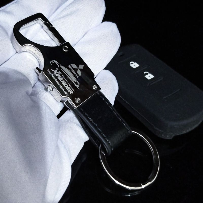 Gantungan kunci kulit Mobil MITSHUBISHI XPANDER  premium