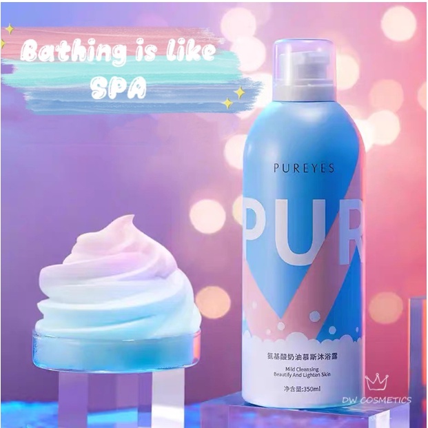 Pureyes shower gel foam Pemutih Kulit sabun mandi 350ml