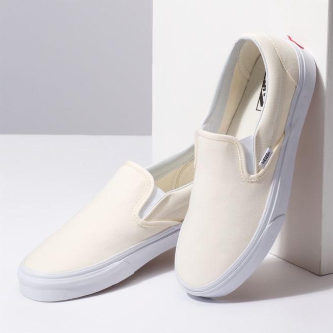 Sepatu Vans Slip On Cream Sepatu Laki Laki Dan Perempuan Crem Premium