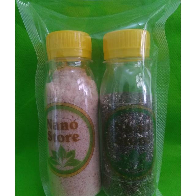 

Paket hemat chiaseed+garam himalaya
