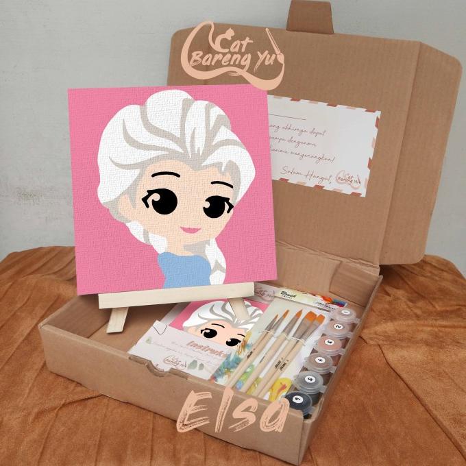 

Paint By Numbers Kit For Kids - Seri Disney Princess