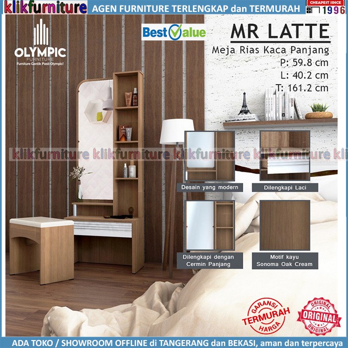 Meja Rias Olympic Minimalis Meja Rias LATTE