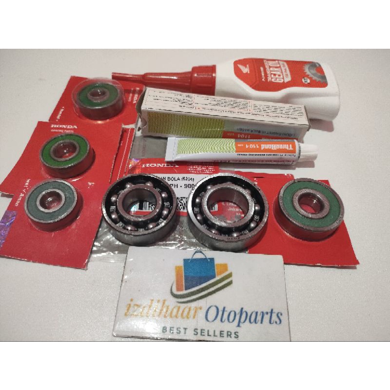 Bearing laher gardan rasio+lem oli gardan Honda PCX 150, Vario 125 fi, Vario 125-150 led