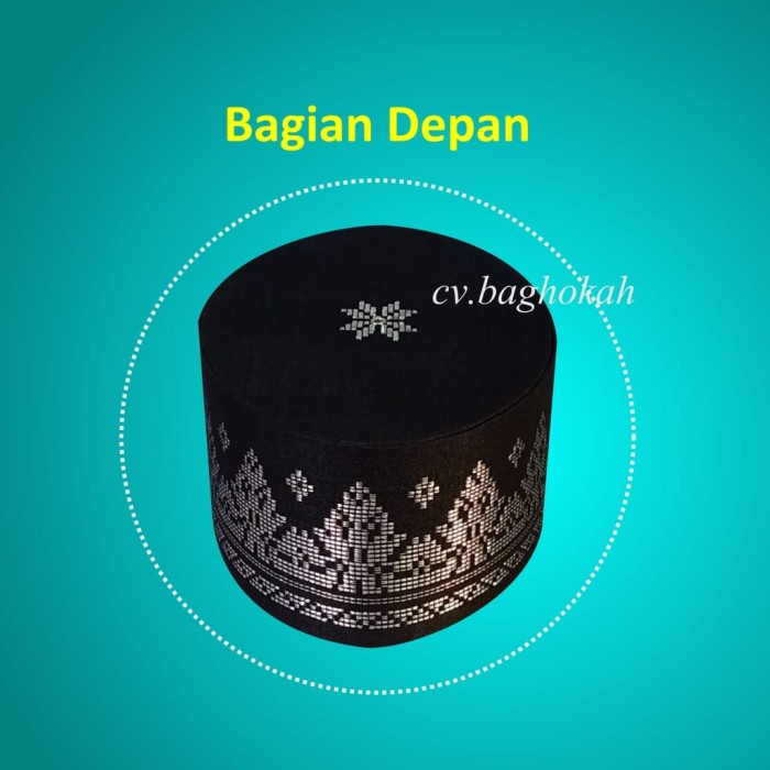 Peci Kopiah Songkok Dewasa Motif Tenun Warna Putih Termurah Cod