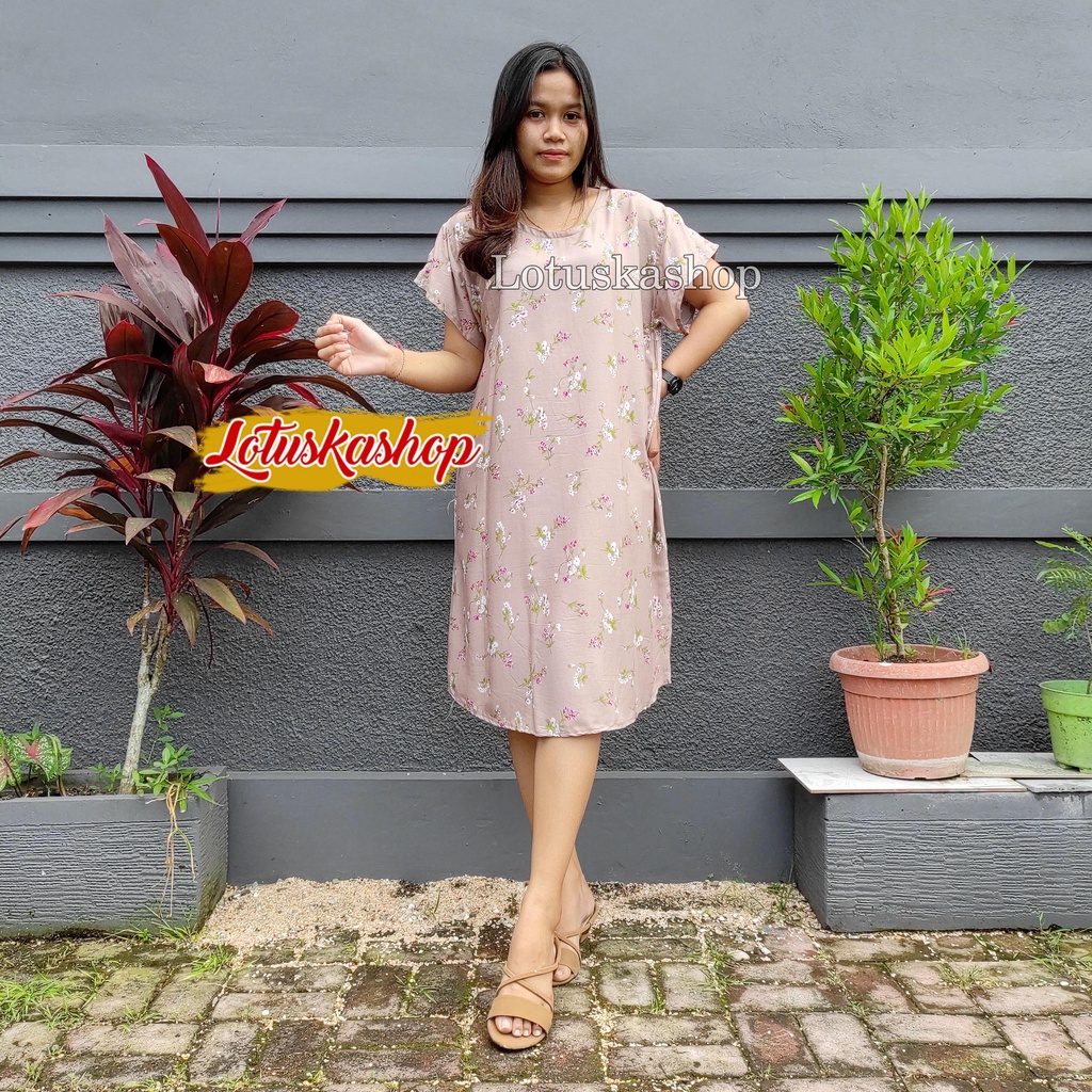 Daster Cotton Jersey XXL Jumbo