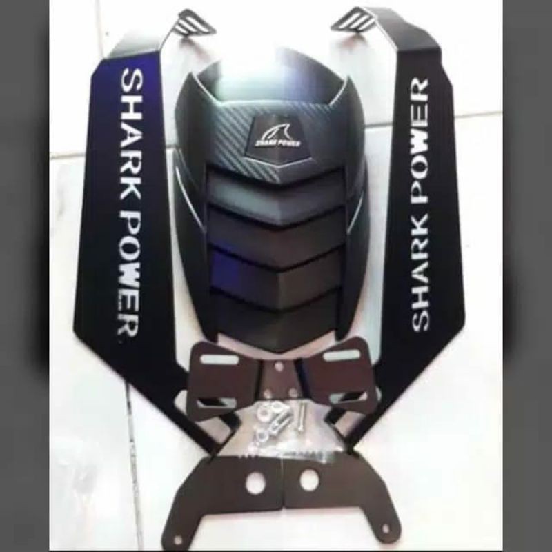 Mud Guard sharkpower - Mudguard Universal Yamaha r25 - Vixion - Cbr new 150 - Tiger new - Megapro