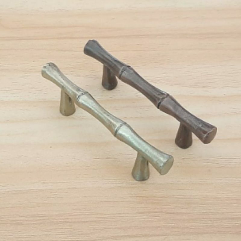 Handle / Tarikan Laci Lemari Jendela Pintu Rumah Kitchen Set Bambu 9.5cm