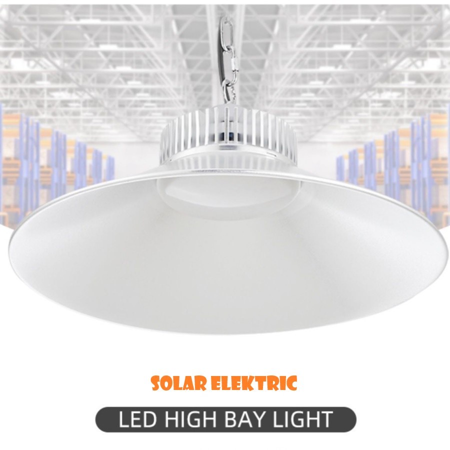 Lampu Gantung Industri Gudang LED 50WATT Highbay LED AWET SUPER TERANG