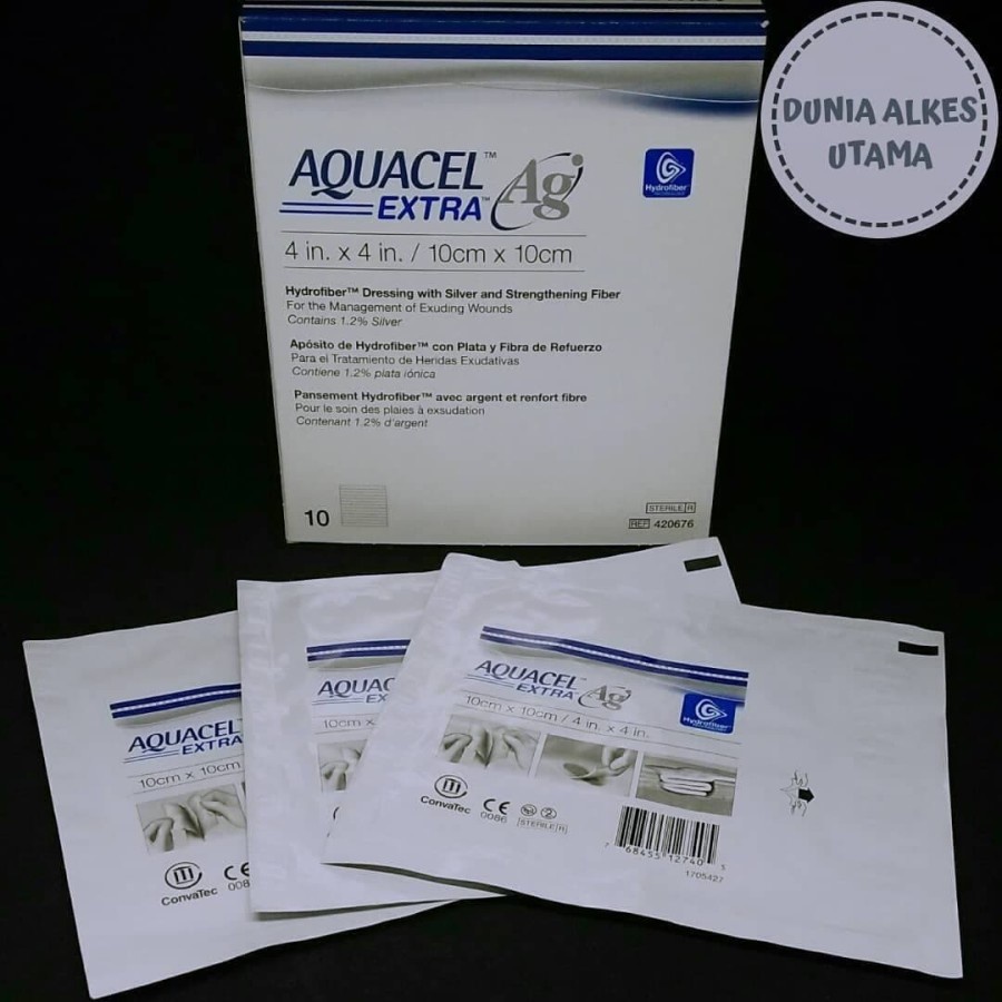 PLESTER AQUACEL EXTRA AG+ HIJAU / PLESTER LUKA DIABETES