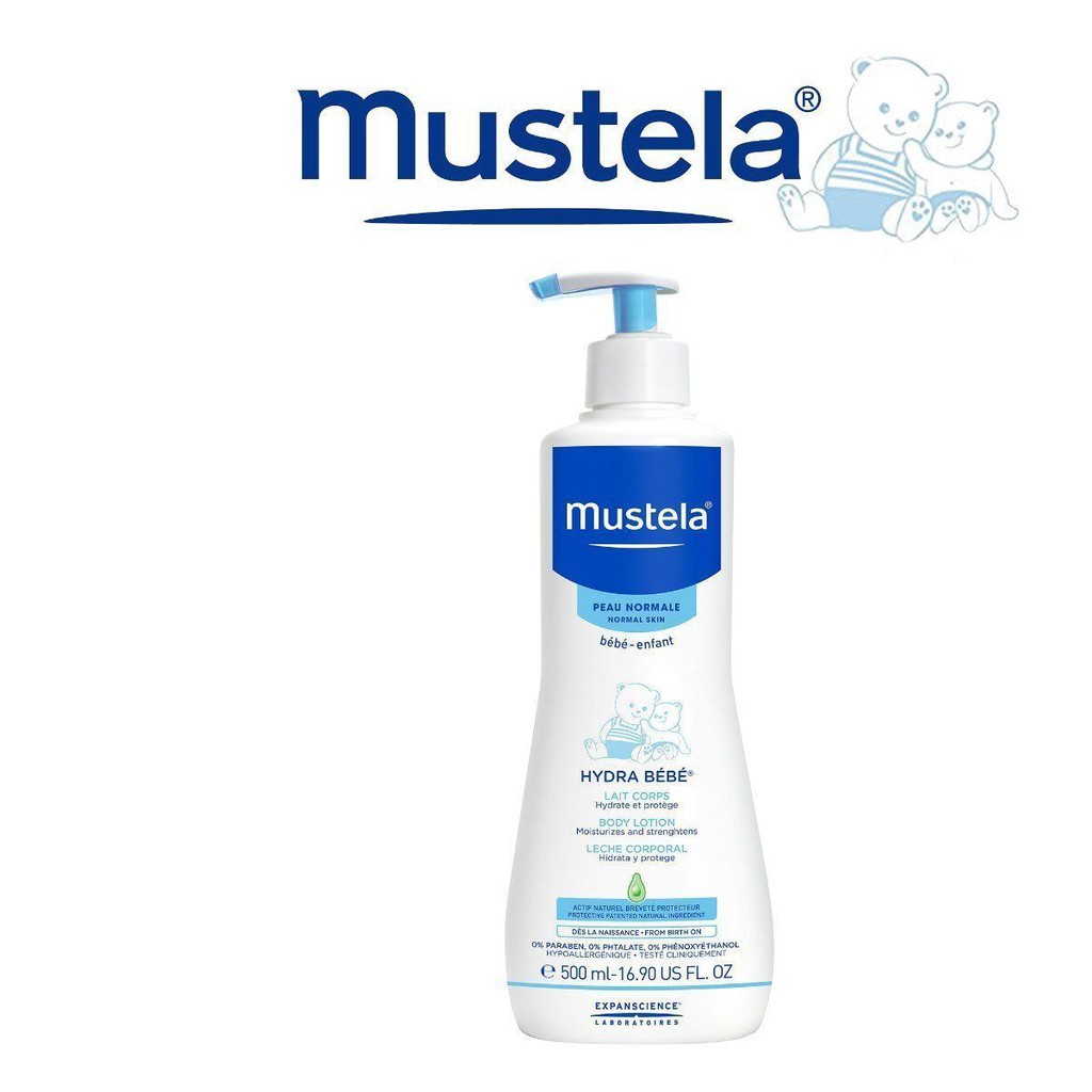 MUSTELA PUMP HYDRA BEBE BODY LOTION 500ML/ LOTION BABY