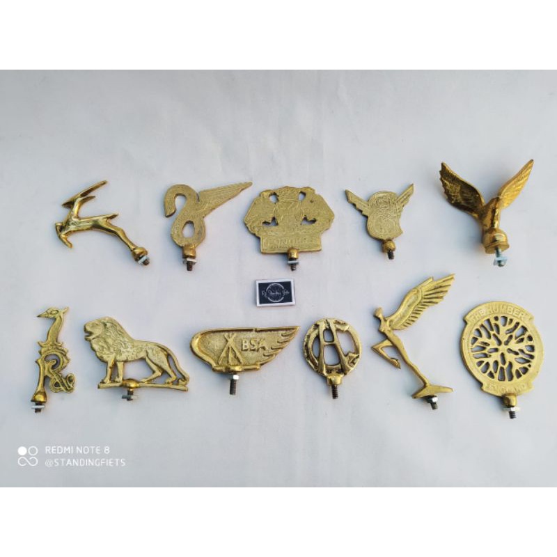 Maskot sepeda onthel hiasan slebor sepeda onthel