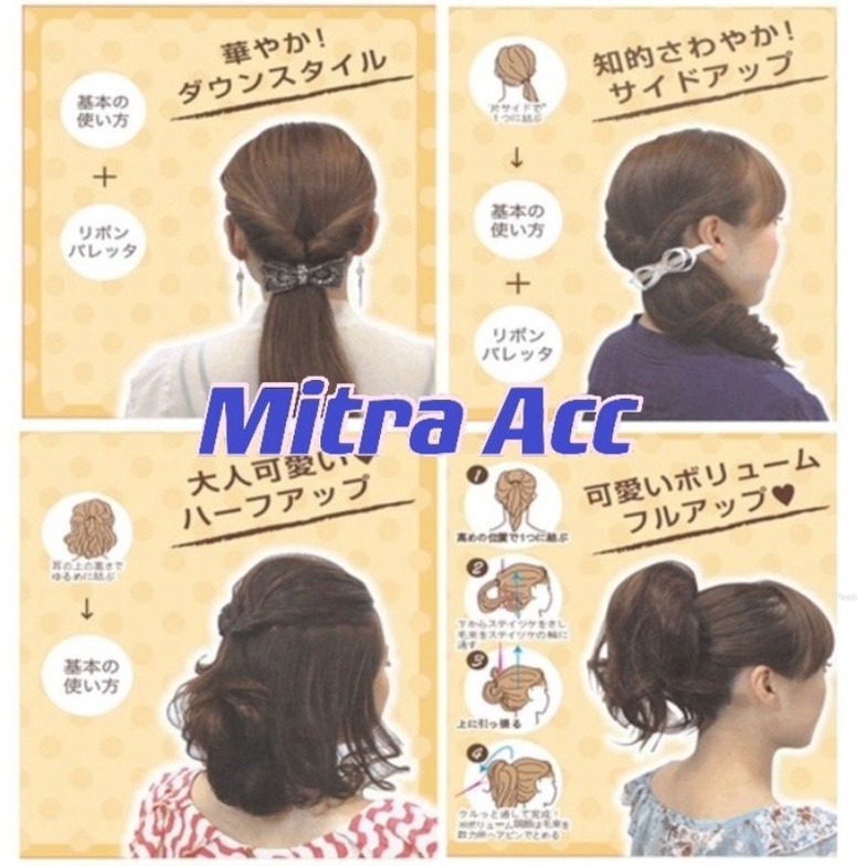 2Pcs/ SET Alat Penata Kepang Rambut Hair Styling