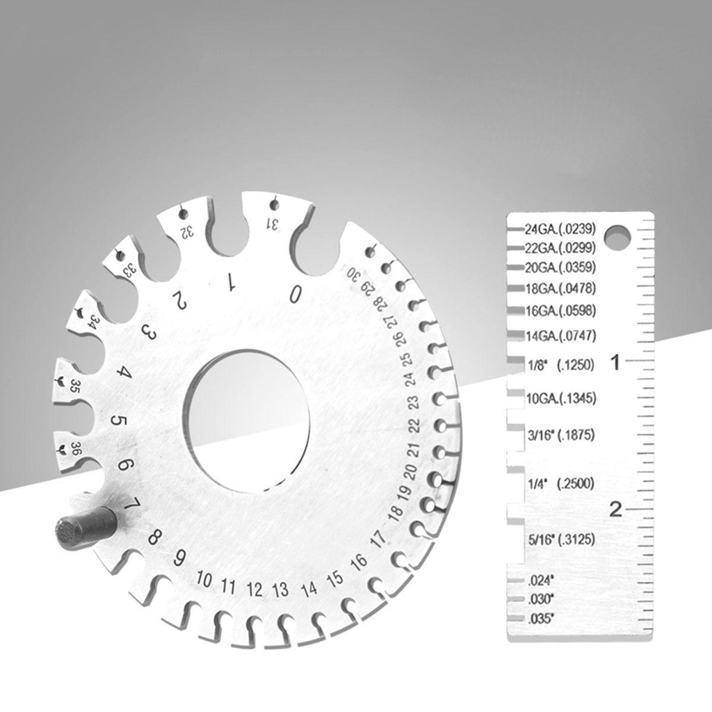 Lanfy Wire Gauge Kawat Lembaran Anti Korosi Stainless Steel Anti Karat Alat Ukur